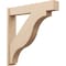 Ekena Millwork 8-in W x 46-in D x 46-in H Funston Block Rough Cedar Woodgrain TimberThane Outlooker, Primed Tan OUTUR080X46X46FST44RCPR - alternate 1